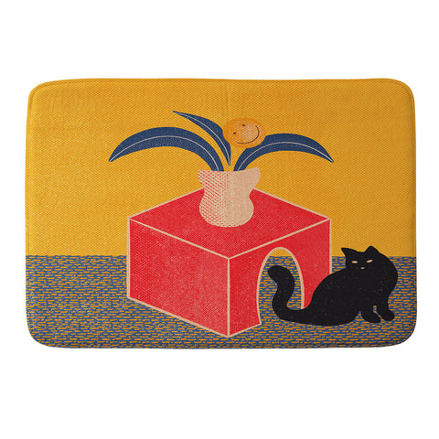 qooeea the cat Memory Foam Bath Mat