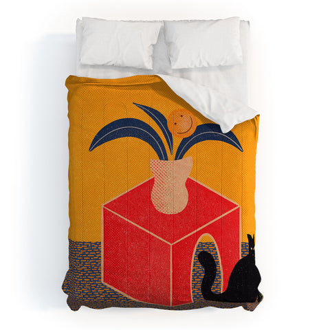 qooeea the cat Comforter