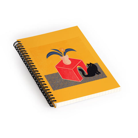 qooeea the cat Spiral Notebook