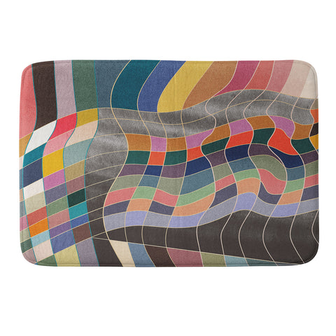 qooeea Warp Memory Foam Bath Mat