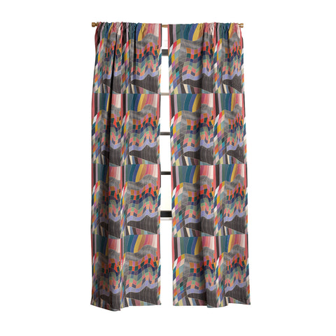 qooeea Warp Blackout Window Curtain