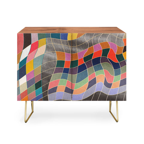 qooeea Warp Credenza