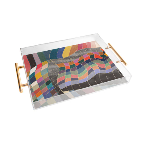 qooeea Warp Acrylic Tray