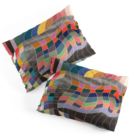 qooeea Warp Pillow Shams