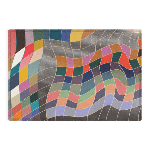 qooeea Warp Outdoor Rug