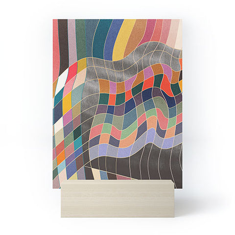 qooeea Warp Mini Art Print