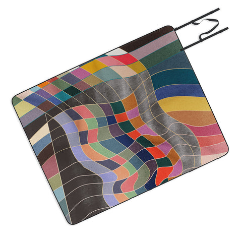 qooeea Warp Picnic Blanket
