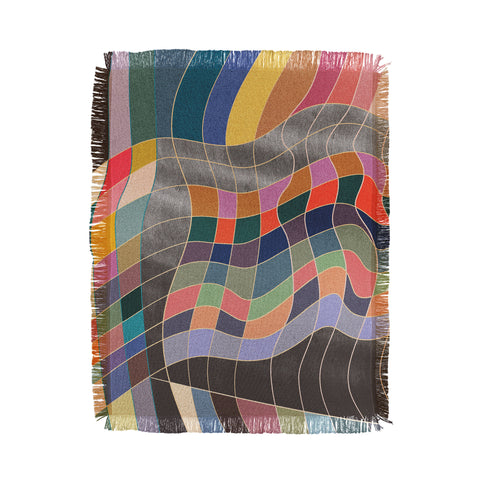 qooeea Warp Throw Blanket