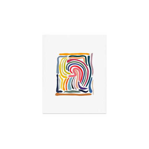 qooeea Whorl Art Print