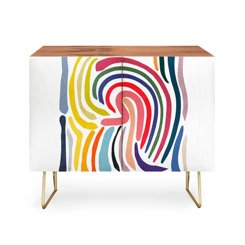 qooeea Whorl Credenza