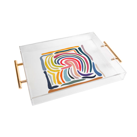 qooeea Whorl Acrylic Tray