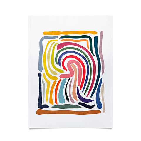 qooeea Whorl Poster