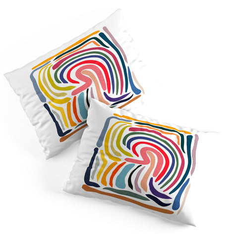 qooeea Whorl Pillow Shams