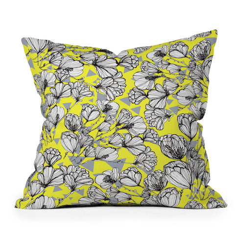 Rachael Taylor Bloom Freedom Outdoor Throw Pillow