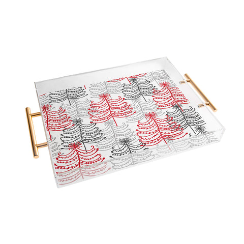 Rachael Taylor Doodle Trees Acrylic Tray