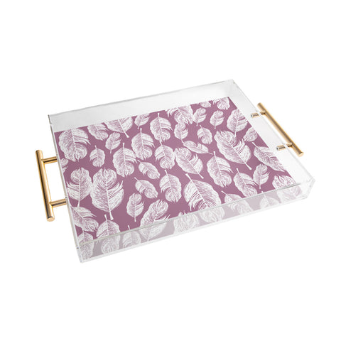 Rachael Taylor Feather Fun Acrylic Tray