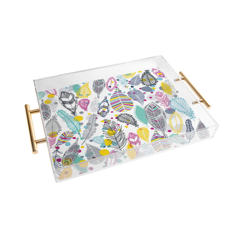 Rachael Taylor Feather Trail Acrylic Tray