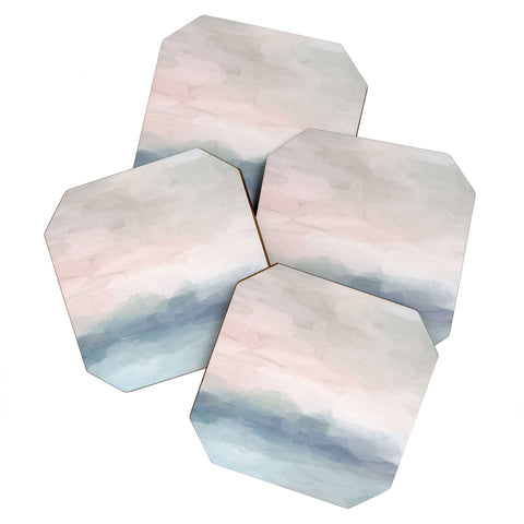Rachel Elise Atlantic Ocean Sunrise II Coaster Set