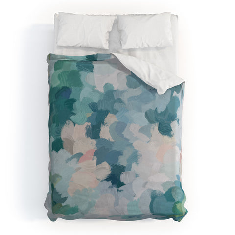 Rachel Elise Flowers in the Wind Duvet Cover