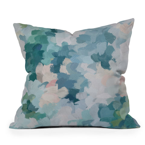 Rachel Elise Flowers in the Wind Outdoor Throw Pillow