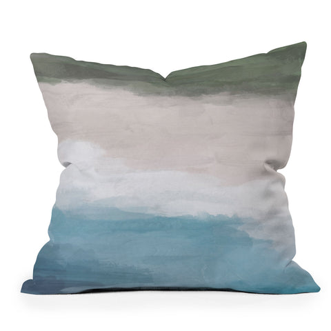 Rachel Elise Hawaii Aerial Outdoor Throw Pillow
