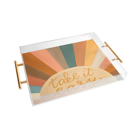 Rachel Szo Take It Easy Sunshine Acrylic Tray