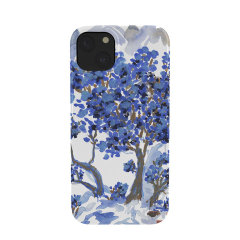 Rachelle Roberts Misty Blue Mountain Phone Case