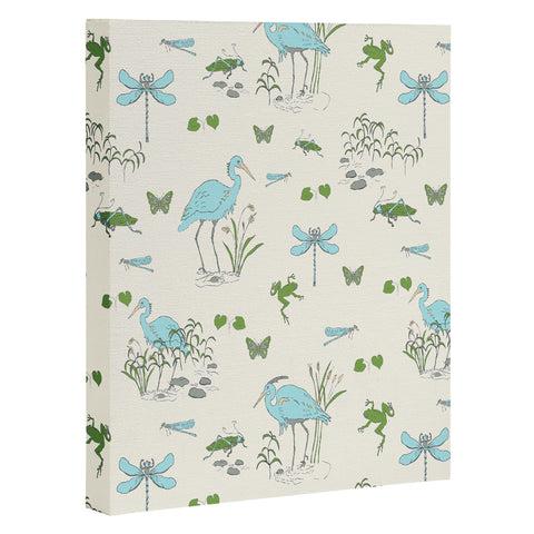 Rachelle Roberts Riverside Creatures Art Canvas