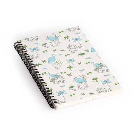 Rachelle Roberts Riverside Creatures Spiral Notebook
