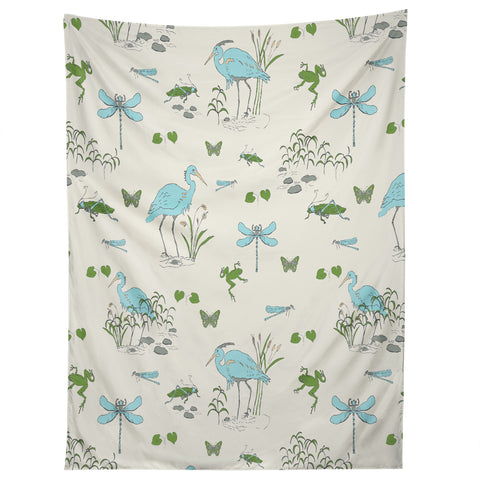 Rachelle Roberts Riverside Creatures Tapestry