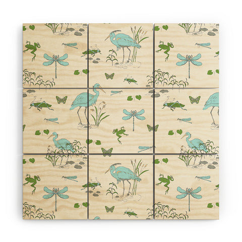 Rachelle Roberts Riverside Creatures Wood Wall Mural