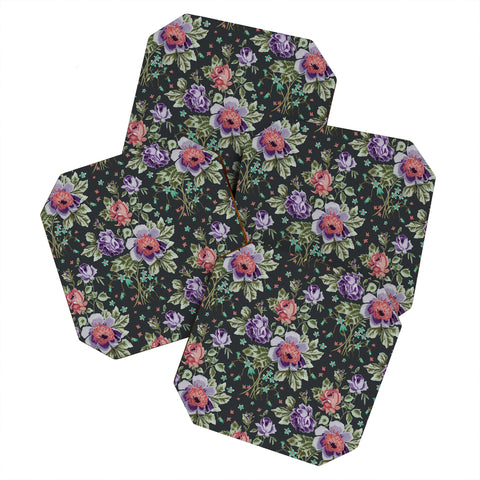 Rachelle Roberts Spring Floral Coaster Set