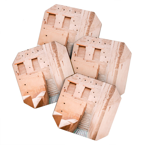 raisazwart Colors of Marrakech Morocco Coaster Set