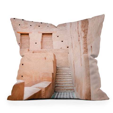 raisazwart Colors of Marrakech Morocco Outdoor Throw Pillow