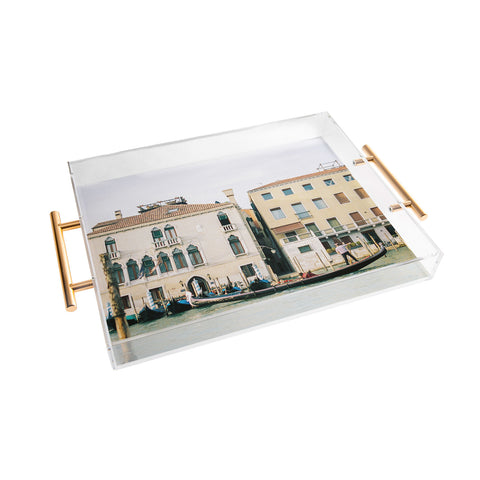 raisazwart Gondola in the canals of Venice Acrylic Tray