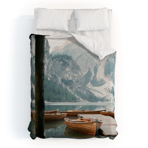 raisazwart Lago di Braies Duvet Cover
