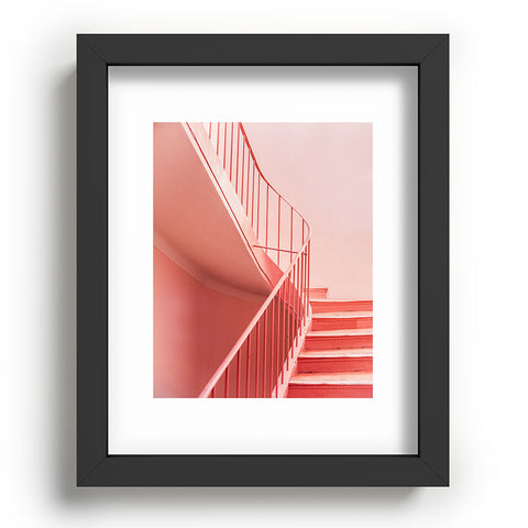 raisazwart Pink Pastel colored stairs Recessed Framing Rectangle