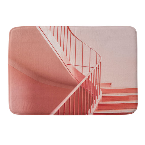 raisazwart Pink Pastel colored stairs Memory Foam Bath Mat