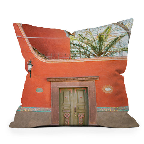 raisazwart Red and Green The San Miguel Outdoor Throw Pillow