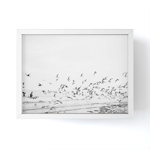 raisazwart Seagulls Coastal Framed Mini Art Print
