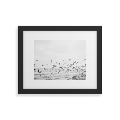 raisazwart Seagulls Coastal Framed Art Print