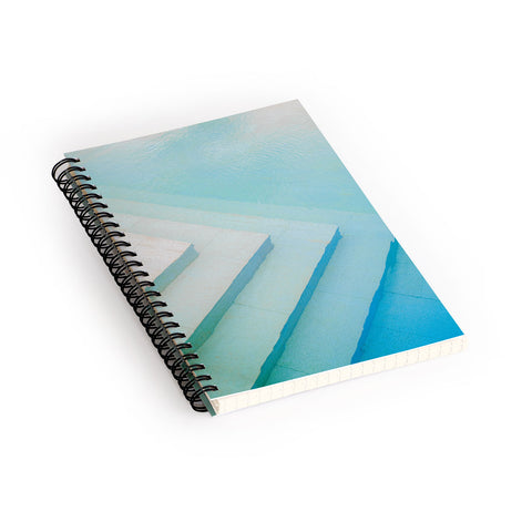 raisazwart Shades of blue Mexico pool Spiral Notebook