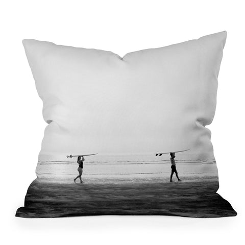 raisazwart Surfer couple Outdoor Throw Pillow