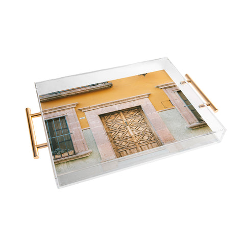 raisazwart The San Miguel de Allende Mexico door Acrylic Tray