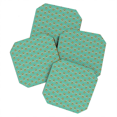 Raven Jumpo Aqua Bulbs Coaster Set