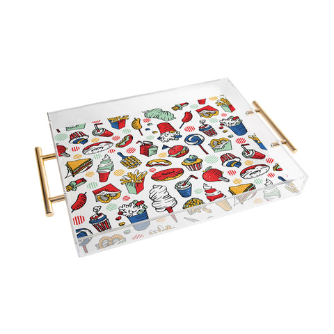 Raven Jumpo Food Fair Acrylic Tray