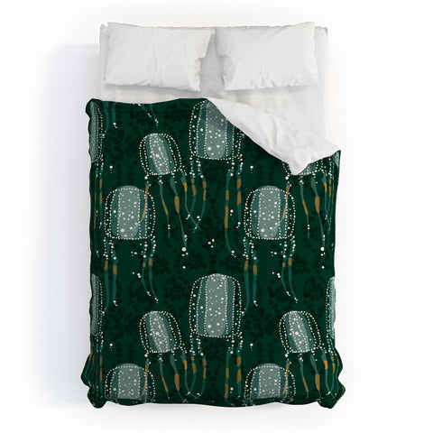 Raven Jumpo Sea Wasp Duvet Cover