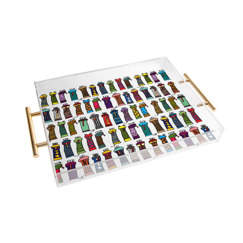 Raven Jumpo Slithery Socks Acrylic Tray