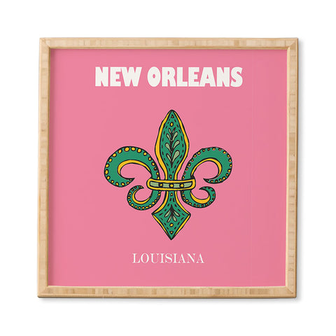 RawPosters Travel Cities New Orleans Framed Wall Art