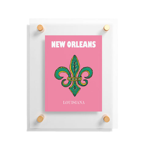 RawPosters Travel Cities New Orleans Floating Acrylic Print